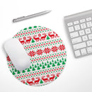Knitted Ugly Christmas Sweater V2// WaterProof Rubber Foam Backed Anti-Slip Mouse Pad for Home Work Office or Gaming Computer Desk