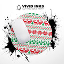 Knitted Ugly Christmas Sweater V2// WaterProof Rubber Foam Backed Anti-Slip Mouse Pad for Home Work Office or Gaming Computer Desk