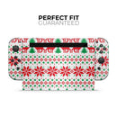Knitted Ugly Christmas Sweater V2 // Skin Decal Wrap Kit for Nintendo Switch Console & Dock, Joy-Cons, Pro Controller, Lite, 3DS XL, 2DS XL, DSi, or Wii - Vinyl Skin Wrap for Nintendo Switch 2, OLED, Lite, Pro Controller, Wii & Classic Handhelds