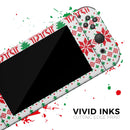 Knitted Ugly Christmas Sweater V2 // Skin Decal Wrap Kit for Nintendo Switch Console & Dock, Joy-Cons, Pro Controller, Lite, 3DS XL, 2DS XL, DSi, or Wii - Vinyl Skin Wrap for Nintendo Switch 2, OLED, Lite, Pro Controller, Wii & Classic Handhelds