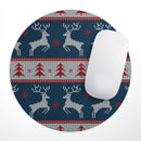 Knitted Ugly Christmas Sweater V3// WaterProof Rubber Foam Backed Anti-Slip Mouse Pad for Home Work Office or Gaming Computer Desk