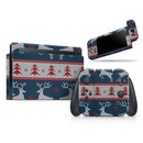 Knitted Ugly Christmas Sweater V3 // Skin Decal Wrap Kit for Nintendo Switch Console & Dock, Joy-Cons, Pro Controller, Lite, 3DS XL, 2DS XL, DSi, or Wii - Vinyl Skin Wrap for Nintendo Switch 2, OLED, Lite, Pro Controller, Wii & Classic Handhelds
