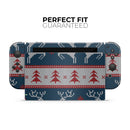 Knitted Ugly Christmas Sweater V3 // Skin Decal Wrap Kit for Nintendo Switch Console & Dock, Joy-Cons, Pro Controller, Lite, 3DS XL, 2DS XL, DSi, or Wii - Vinyl Skin Wrap for Nintendo Switch 2, OLED, Lite, Pro Controller, Wii & Classic Handhelds
