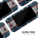 Knitted Ugly Christmas Sweater V3 // Skin Decal Wrap Kit for Nintendo Switch Console & Dock, Joy-Cons, Pro Controller, Lite, 3DS XL, 2DS XL, DSi, or Wii - Vinyl Skin Wrap for Nintendo Switch 2, OLED, Lite, Pro Controller, Wii & Classic Handhelds