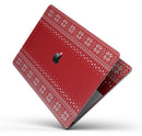 Knitted Ugly Christmas Sweater V4 - Skin Decal Wrap Kit Compatible with the Apple MacBook Pro, Pro with Touch Bar or Air (11", 12", 13", 15" & 16" - All Versions Available)