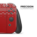 Knitted Ugly Christmas Sweater V4 // Skin Decal Wrap Kit for Nintendo Switch Console & Dock, Joy-Cons, Pro Controller, Lite, 3DS XL, 2DS XL, DSi, or Wii - Vinyl Skin Wrap for Nintendo Switch 2, OLED, Lite, Pro Controller, Wii & Classic Handhelds
