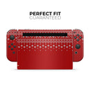 Knitted Ugly Christmas Sweater V4 // Skin Decal Wrap Kit for Nintendo Switch Console & Dock, Joy-Cons, Pro Controller, Lite, 3DS XL, 2DS XL, DSi, or Wii - Vinyl Skin Wrap for Nintendo Switch 2, OLED, Lite, Pro Controller, Wii & Classic Handhelds