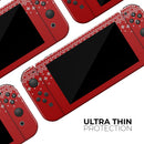 Knitted Ugly Christmas Sweater V4 // Skin Decal Wrap Kit for Nintendo Switch Console & Dock, Joy-Cons, Pro Controller, Lite, 3DS XL, 2DS XL, DSi, or Wii - Vinyl Skin Wrap for Nintendo Switch 2, OLED, Lite, Pro Controller, Wii & Classic Handhelds