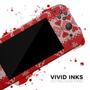 Knitted Ugly Christmas Sweater V5 // Skin Decal Wrap Kit for Nintendo Switch Console & Dock, Joy-Cons, Pro Controller, Lite, 3DS XL, 2DS XL, DSi, or Wii - Vinyl Skin Wrap for Nintendo Switch 2, OLED, Lite, Pro Controller, Wii & Classic Handhelds