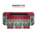 Knitted Ugly Christmas Sweater V6 // Skin Decal Wrap Kit for Nintendo Switch Console & Dock, Joy-Cons, Pro Controller, Lite, 3DS XL, 2DS XL, DSi, or Wii - Vinyl Skin Wrap for Nintendo Switch 2, OLED, Lite, Pro Controller, Wii & Classic Handhelds