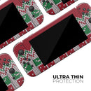 Knitted Ugly Christmas Sweater V6 // Skin Decal Wrap Kit for Nintendo Switch Console & Dock, Joy-Cons, Pro Controller, Lite, 3DS XL, 2DS XL, DSi, or Wii - Vinyl Skin Wrap for Nintendo Switch 2, OLED, Lite, Pro Controller, Wii & Classic Handhelds