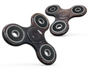 Knotted Rich Wood Plank Full-Body Fidget Spinner Skin-Kit