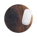 Knotted Rich Wood Plank// WaterProof Rubber Foam Backed Anti-Slip Mouse Pad for Home Work Office or Gaming Computer Desk
