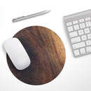 Knotted Rich Wood Plank// WaterProof Rubber Foam Backed Anti-Slip Mouse Pad for Home Work Office or Gaming Computer Desk