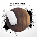 Knotted Rich Wood Plank// WaterProof Rubber Foam Backed Anti-Slip Mouse Pad for Home Work Office or Gaming Computer Desk