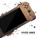 Knotted Rich Wood Plank // Skin Decal Wrap Kit for Nintendo Switch Console & Dock, Joy-Cons, Pro Controller, Lite, 3DS XL, 2DS XL, DSi, or Wii - Vinyl Skin Wrap for Nintendo Switch 2, OLED, Lite, Pro Controller, Wii & Classic Handhelds