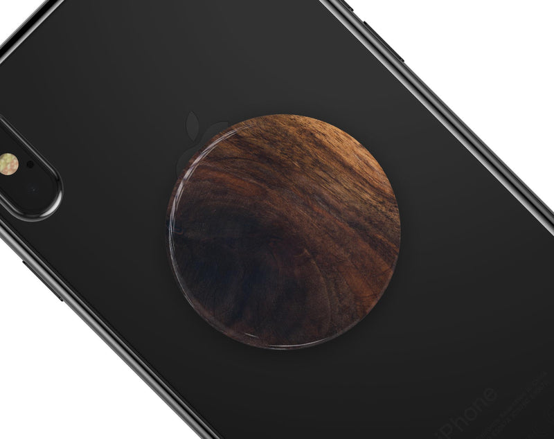 Knotted Rich Wood Plank - Skin Kit for PopSockets and other Smartphone Extendable Grips & Stands