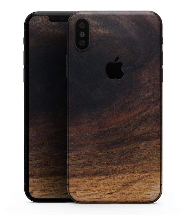 Knotted Rich Wood Plank - iPhone XS MAX, XS/X, 8/8+, 7/7+, 5/5S/SE Skin-Kit (All iPhones Available)