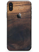 Knotted Rich Wood Plank - iPhone X Skin-Kit