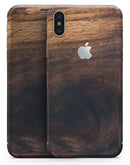 Knotted Rich Wood Plank - iPhone X Skin-Kit
