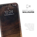 Knotted Rich Wood Plank  - Protective Skin Wrap & Decal – Compatible with iPhone SE to iPhone 17 Pro Max (All Models)