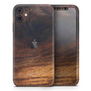 Knotted Rich Wood Plank  - Protective Skin Wrap & Decal – Compatible with iPhone SE to iPhone 17 Pro Max (All Models)