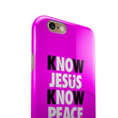 Know_Jesus_Know_Peace_-_White_and_Black_Over_Hot_Pink_-_iPhone_6s_-_Gold_-_Clear_Rubber_-_Hybrid_Case_-_Shopify_-_V5.jpg