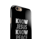 Know_Jesus_Know_Peace_-_White_and_Gray_Over_Black_-_iPhone_6s_-_Gold_-_Clear_Rubber_-_Hybrid_Case_-_Shopify_-_V5.jpg
