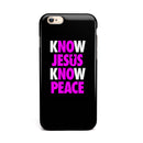 Know_Jesus_Know_Peace_-_White_and_Hot_Pink_Over_Black_-_iPhone_6s_-_Gold_-_Clear_Rubber_-_Hybrid_Case_-_Shopify_-_V2.jpg