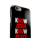 Know_Jesus_Know_Peace_-_White_and_Red_Over_Black_-_iPhone_6s_-_Gold_-_Clear_Rubber_-_Hybrid_Case_-_Shopify_-_V5.jpg