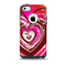 Large Deep Pink Heart Skin for the iPhone 5c OtterBox Commuter Case