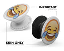 Laugh Tears Emoticon Emoji - Skin Kit for PopSockets and other Smartphone Extendable Grips & Stands