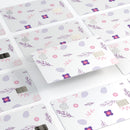 Lavender Twigs and Pink Little Flowers - Premium Protective Decal Skin-Kit for the Apple Credit Card