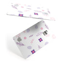 Lavender Twigs and Pink Little Flowers - Premium Protective Decal Skin-Kit for the Apple Credit Card