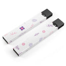 Lavender Twigs and Pink Little Flowers - Premium Decal Protective Skin-Wrap Sticker compatible with the Juul Labs vaping device