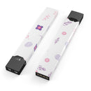 Lavender Twigs and Pink Little Flowers - Premium Decal Protective Skin-Wrap Sticker compatible with the Juul Labs vaping device