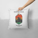 HUEF You Can Find Me in the Wild // ink-Fuzed Throw Pillow