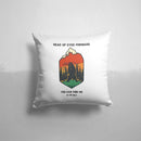 HUEF You Can Find Me in the Wild // ink-Fuzed Throw Pillow