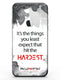 THINGS YOU LEAST EXPECT HIT THE HARDEST - IN MEMORY OF PHILLIP WRIGHT - iPhone Skin Kit