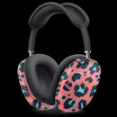 Leopard Coral and Teal V23 - Full Body Skin Decal Wrap Kit for Apple AirPods Pro Max