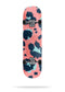 Leopard Coral and Teal V23 - Full Body Skin Decal Wrap Kit for Skateboard Decks