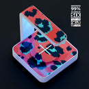 Leopard Coral and Teal V23 UV Germicidal Sanitizing Sterilizing Wireless Smart Phone Screen Cleaner + Charging Station