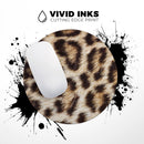 Leopard Furry Animal Hide// WaterProof Rubber Foam Backed Anti-Slip Mouse Pad for Home Work Office or Gaming Computer Desk