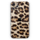 Leopard Furry Animal Hide  - Protective Skin Wrap & Decal – Compatible with iPhone SE to iPhone 17 Pro Max (All Models)