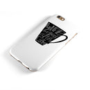 Life Begins After Coffee iPhone 6/6s or 6/6s Plus 2-Piece Hybrid INK-Fuzed Case