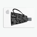 Life Begins After Coffee - Premium Protective Decal Skin-Kit for the Apple Credit Card