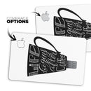 Life Begins After Coffee - Premium Protective Decal Skin-Kit for the Apple Credit Card