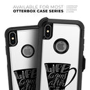 Life Begins After Coffee - Skin Kit for the iPhone OtterBox Cases