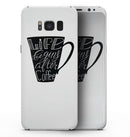 Life Begins After Coffee - Samsung Galaxy S8 Full-Body Skin Kit