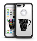 Life Begins After Coffee - iPhone 7 or 7 Plus Commuter Case Skin Kit
